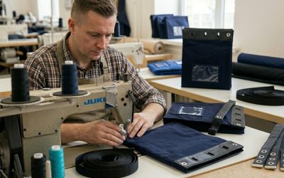 Confección bolso porta valores personal para empresas